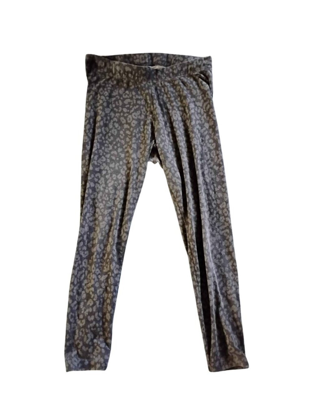 Grey Leopard Print Leggings